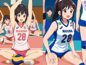 長谷川まりな（女子バレーボール選手）って何者？ AIで生成されたのか？？ | もあちゃれんじ